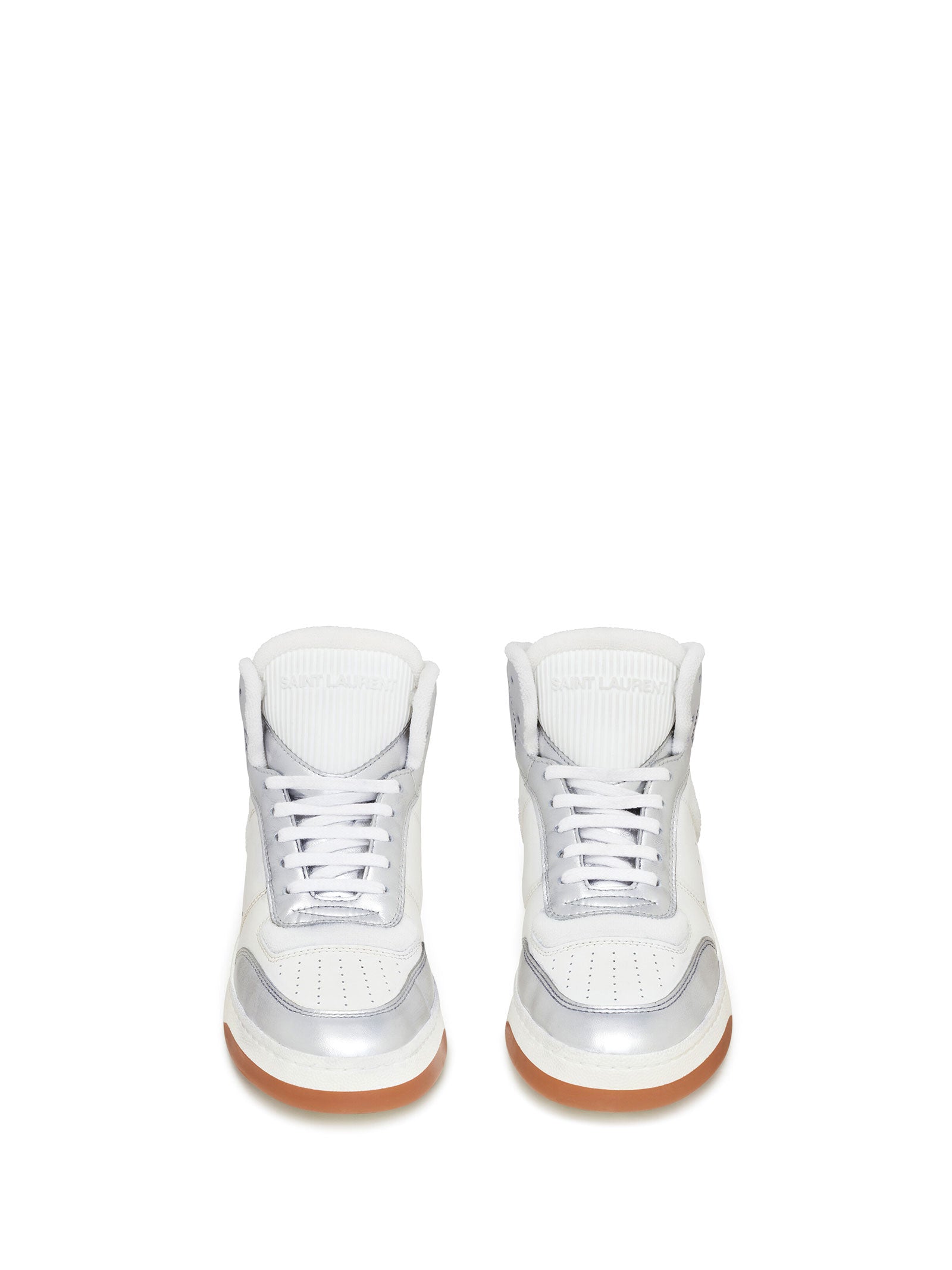 SAINT LAURENT Mid-Top Lace-Up Sneaker for Women