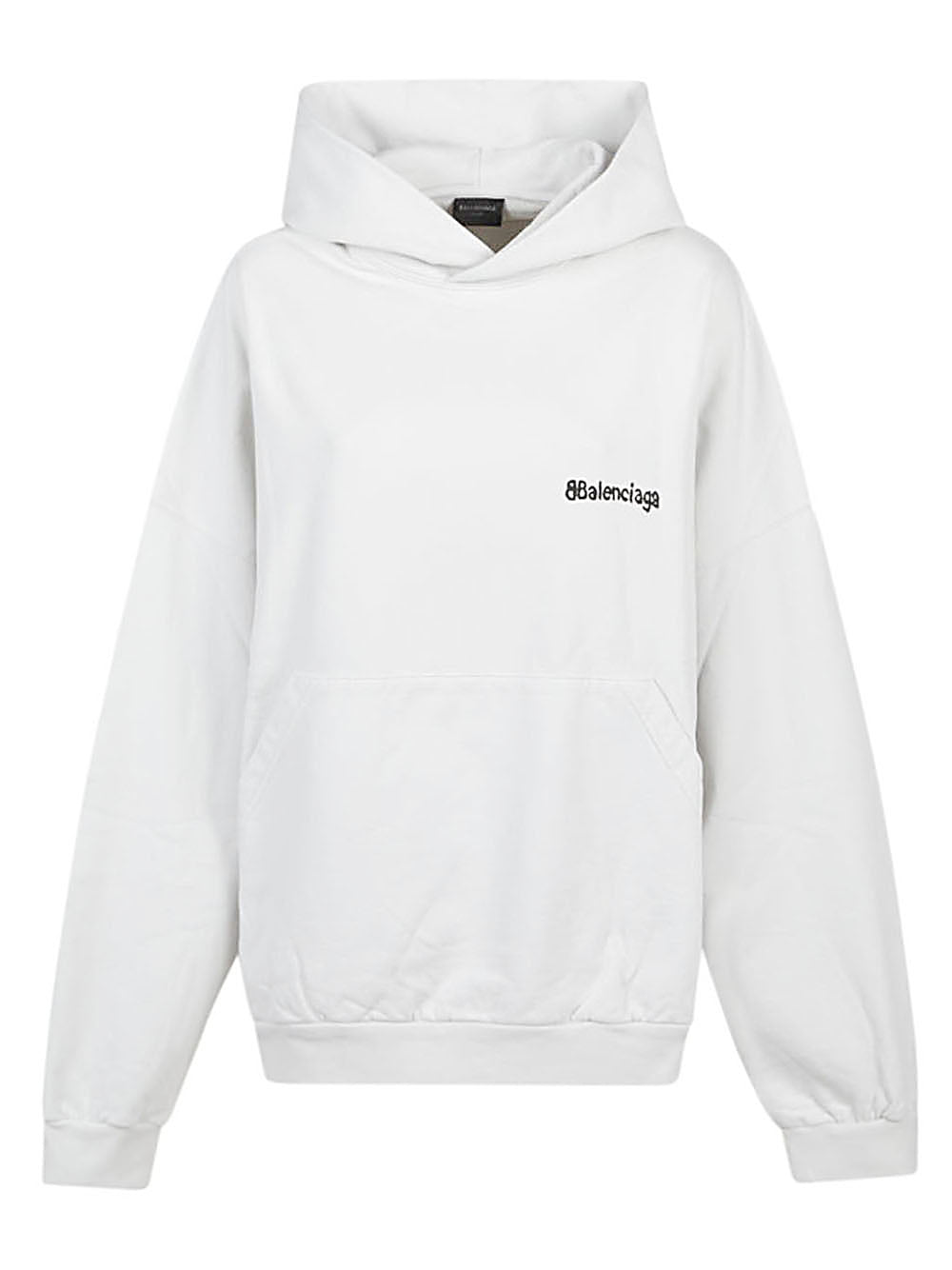 BALENCIAGA Classic Logo Hooded Sweatshirt