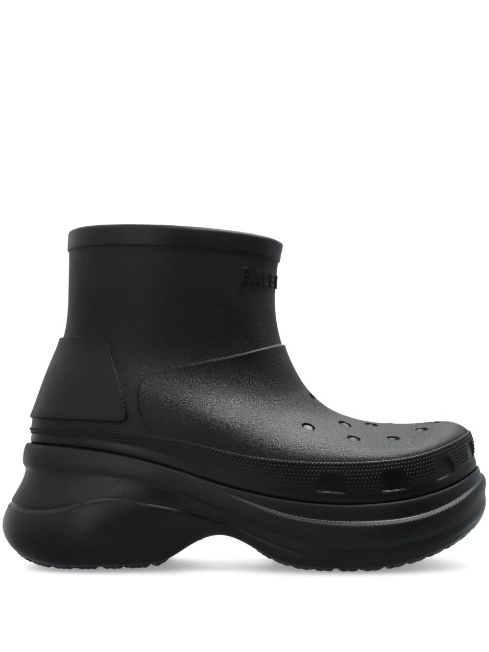 BALENCIAGA Platform Sole Embossed Logo Boots
