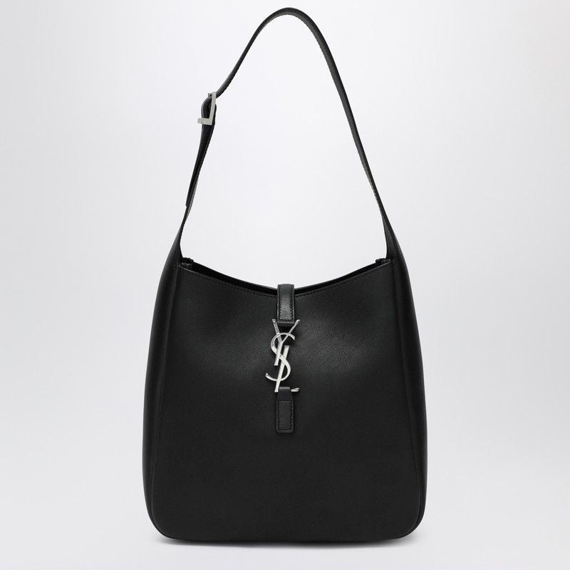 SAINT LAURENT Mini Leather Handbag with Adjustable Shoulder Strap