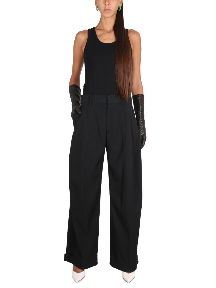 BOTTEGA VENETA Ribbed Slim Cotton Top