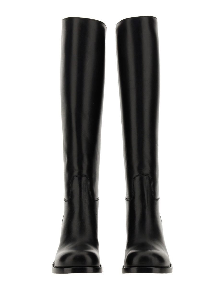 BOTTEGA VENETA Women's 9 cm Heel Leather Boot