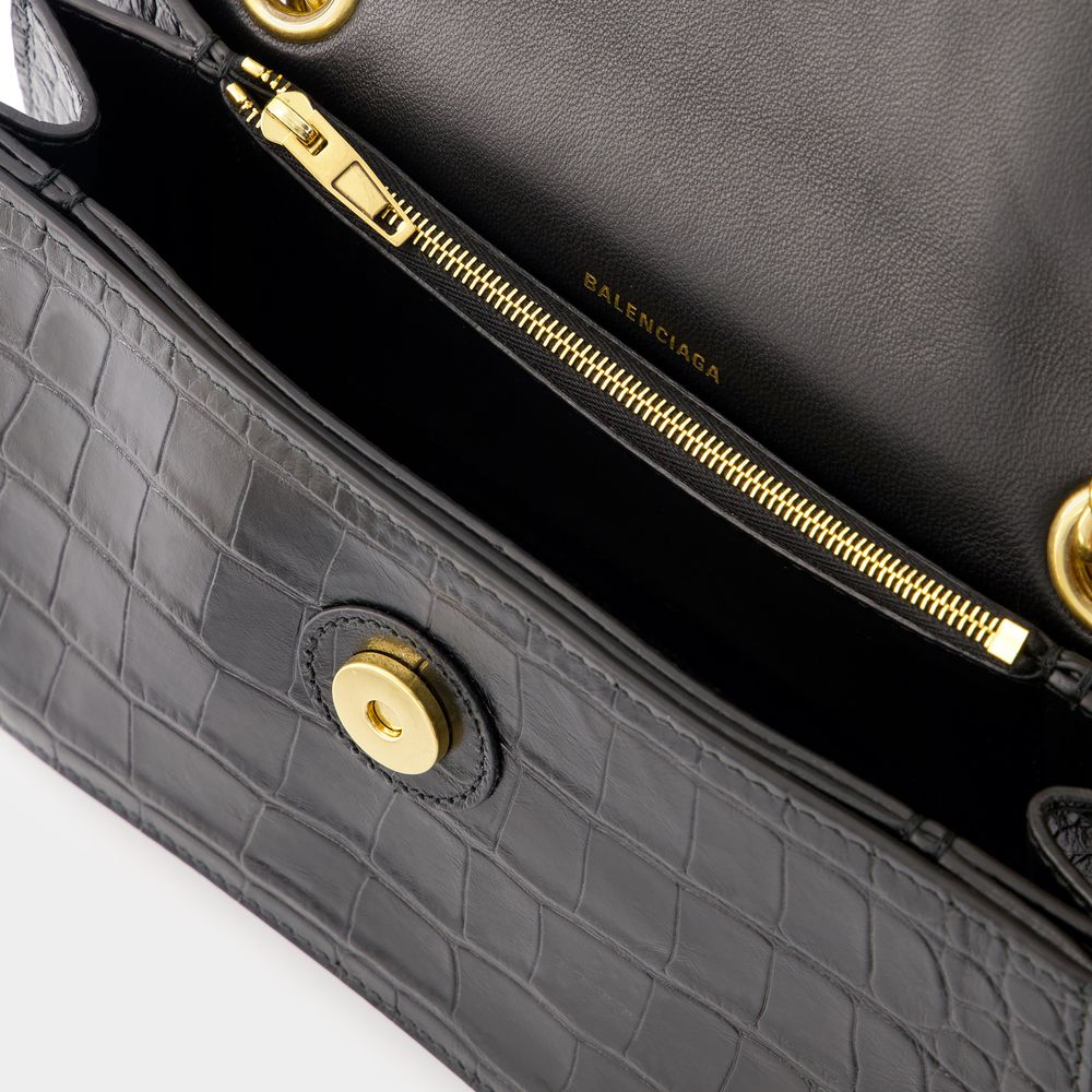 BALENCIAGA Mini Crush S Shoulder Handbag