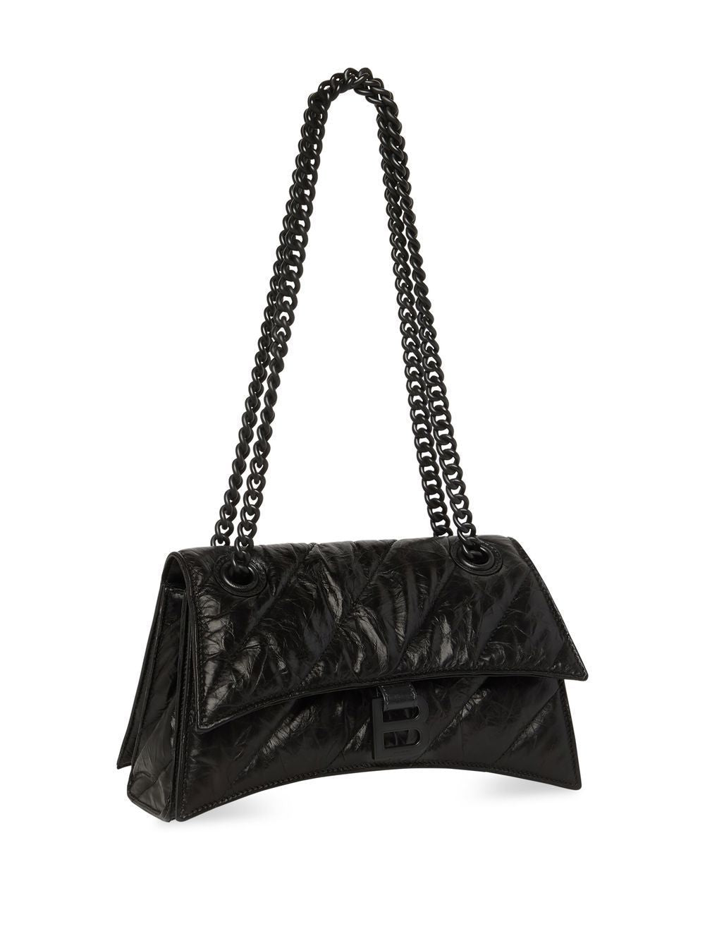 BALENCIAGA Mini Crush Chain S Hobo Handbag