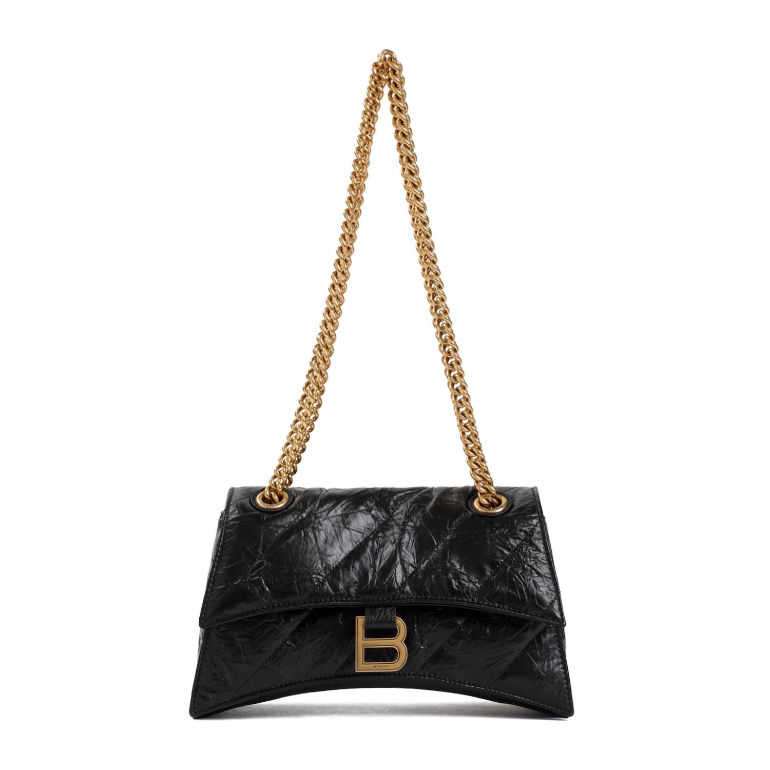 BALENCIAGA Crush Chain S Mini Crossbody Bag