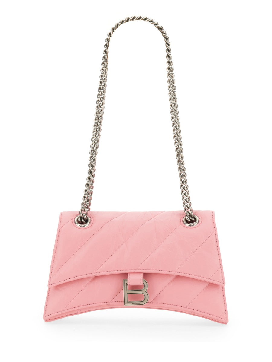 BALENCIAGA Mini Crush Shoulder Handbag