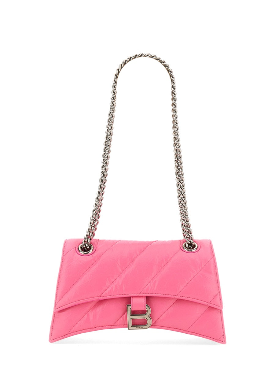 BALENCIAGA Mini Crush Shoulder Handbag