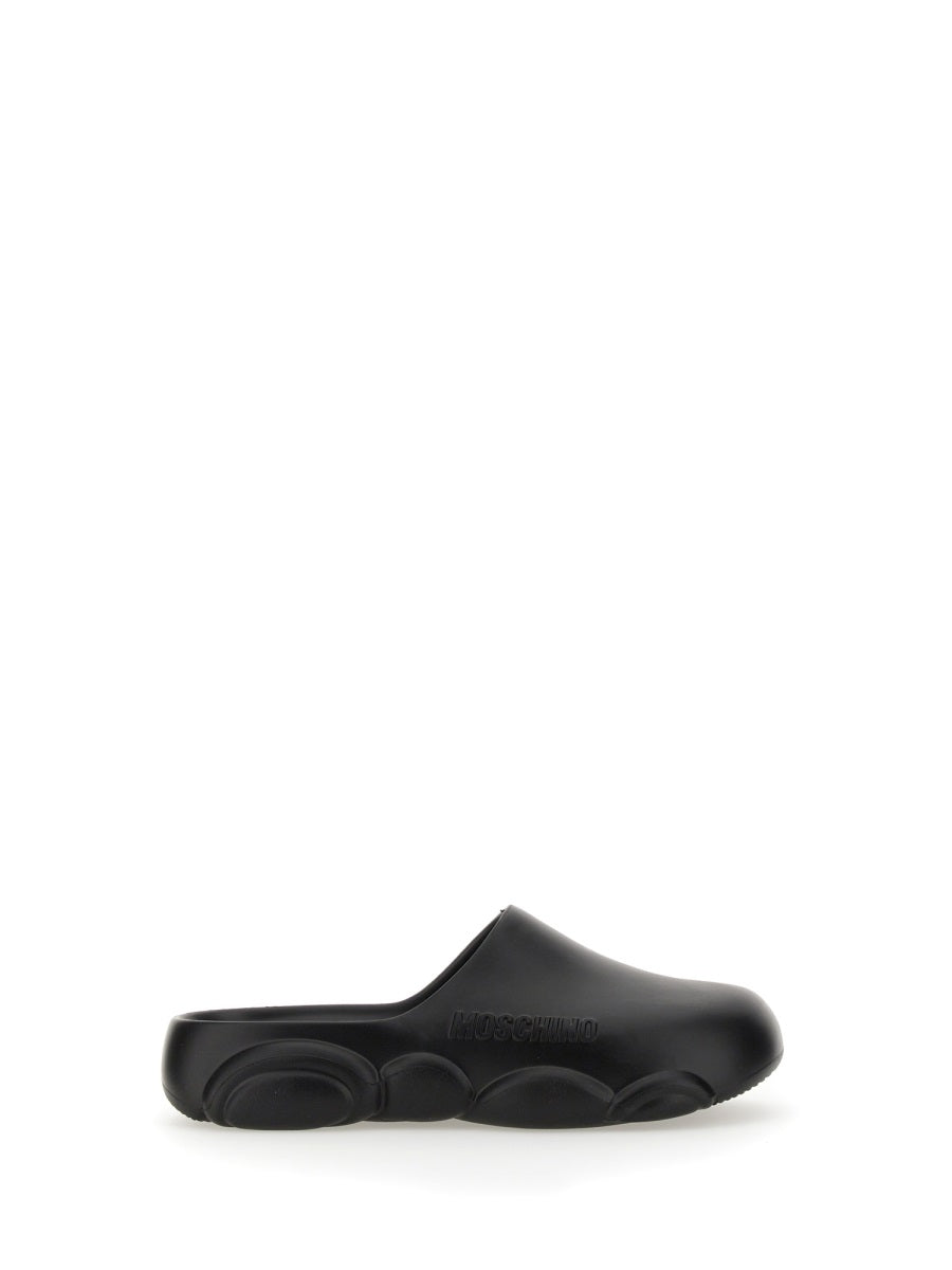 MOSCHINO Mini Rubber Sole Flat Sandals