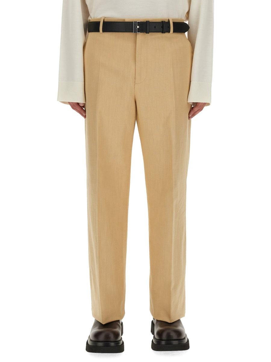 BOTTEGA VENETA Straight-Leg Cotton Pants for Men