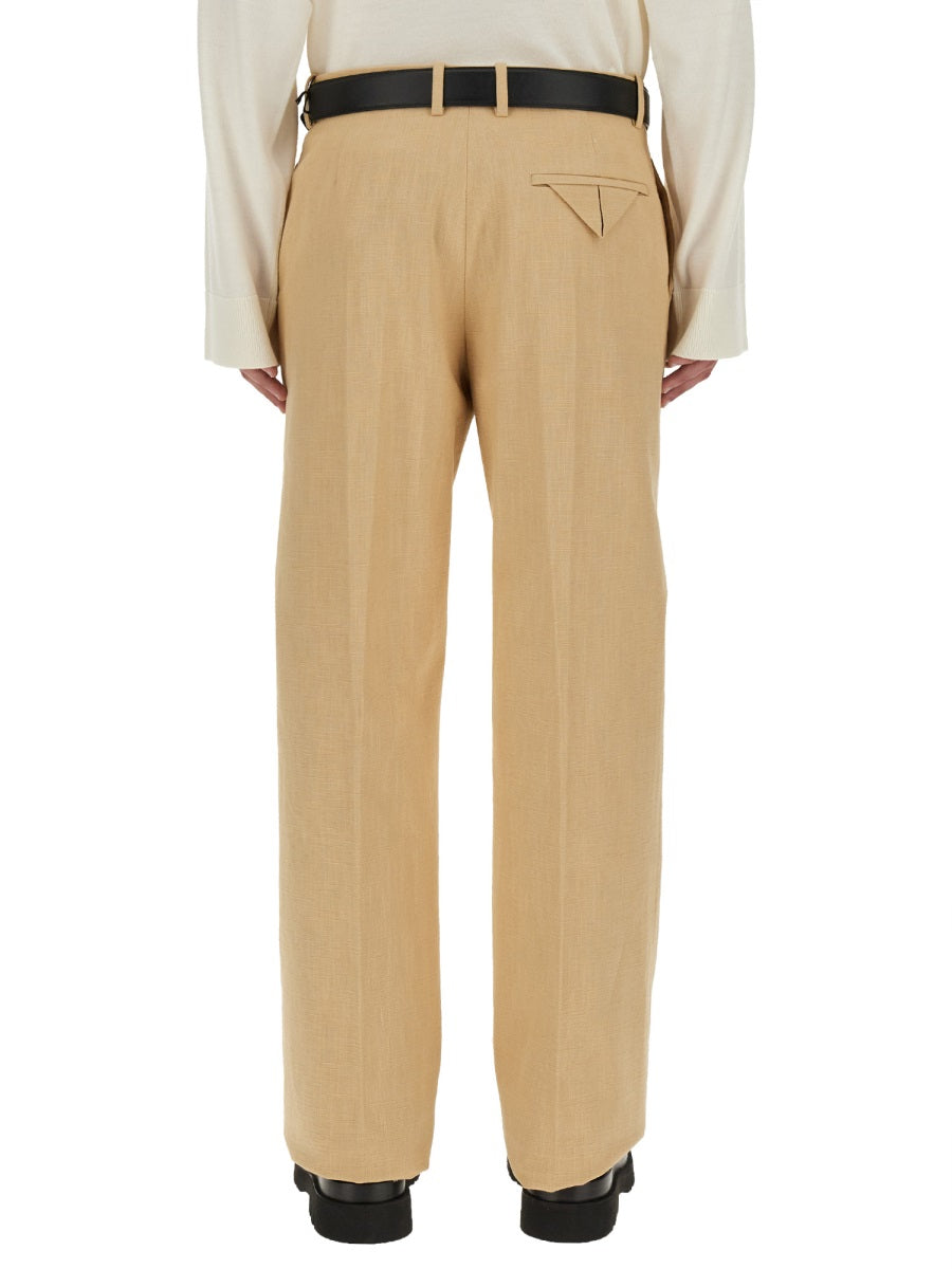BOTTEGA VENETA Straight-Leg Cotton Pants for Men