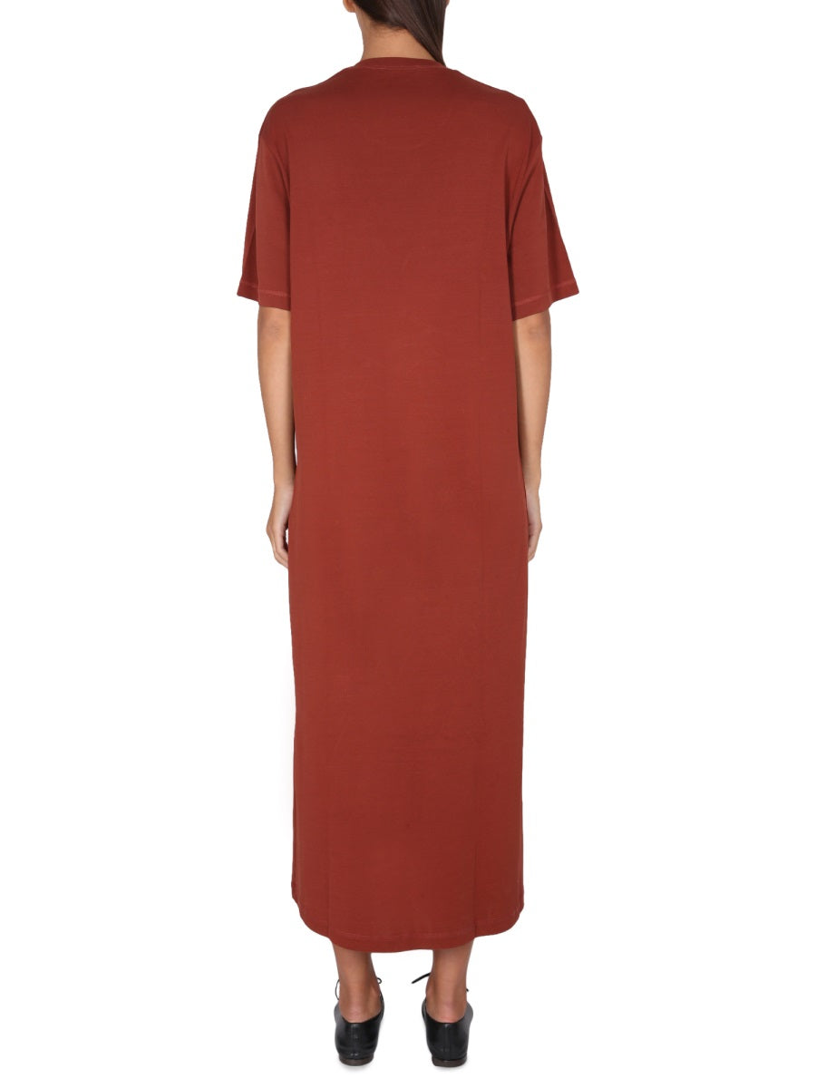 LEMAIRE Mini T-Shirt Dress with Necklace