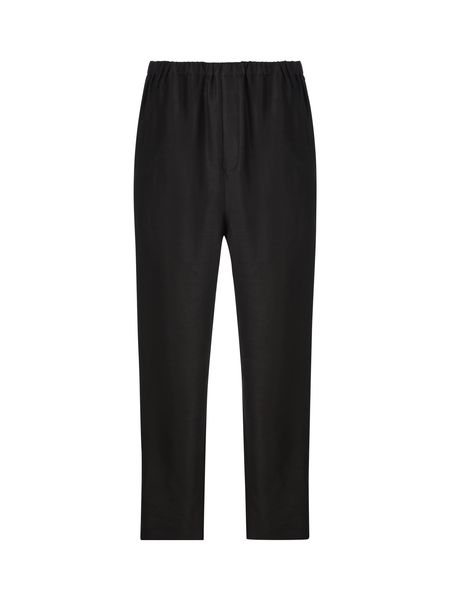 SAINT LAURENT Viscose Blend Trousers for Men - SS23 Collection