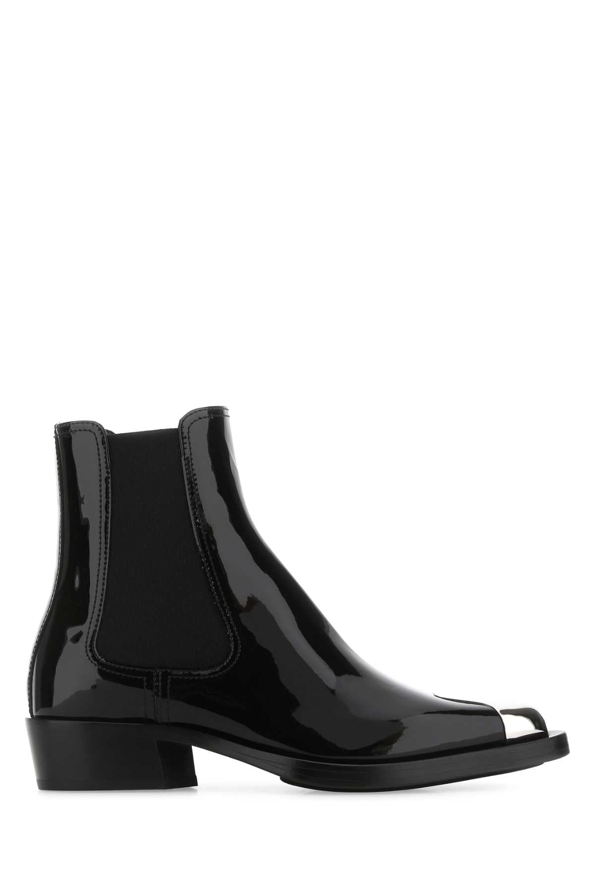 ALEXANDER MCQUEEN Stylish Leather Ankle Boots for Women
