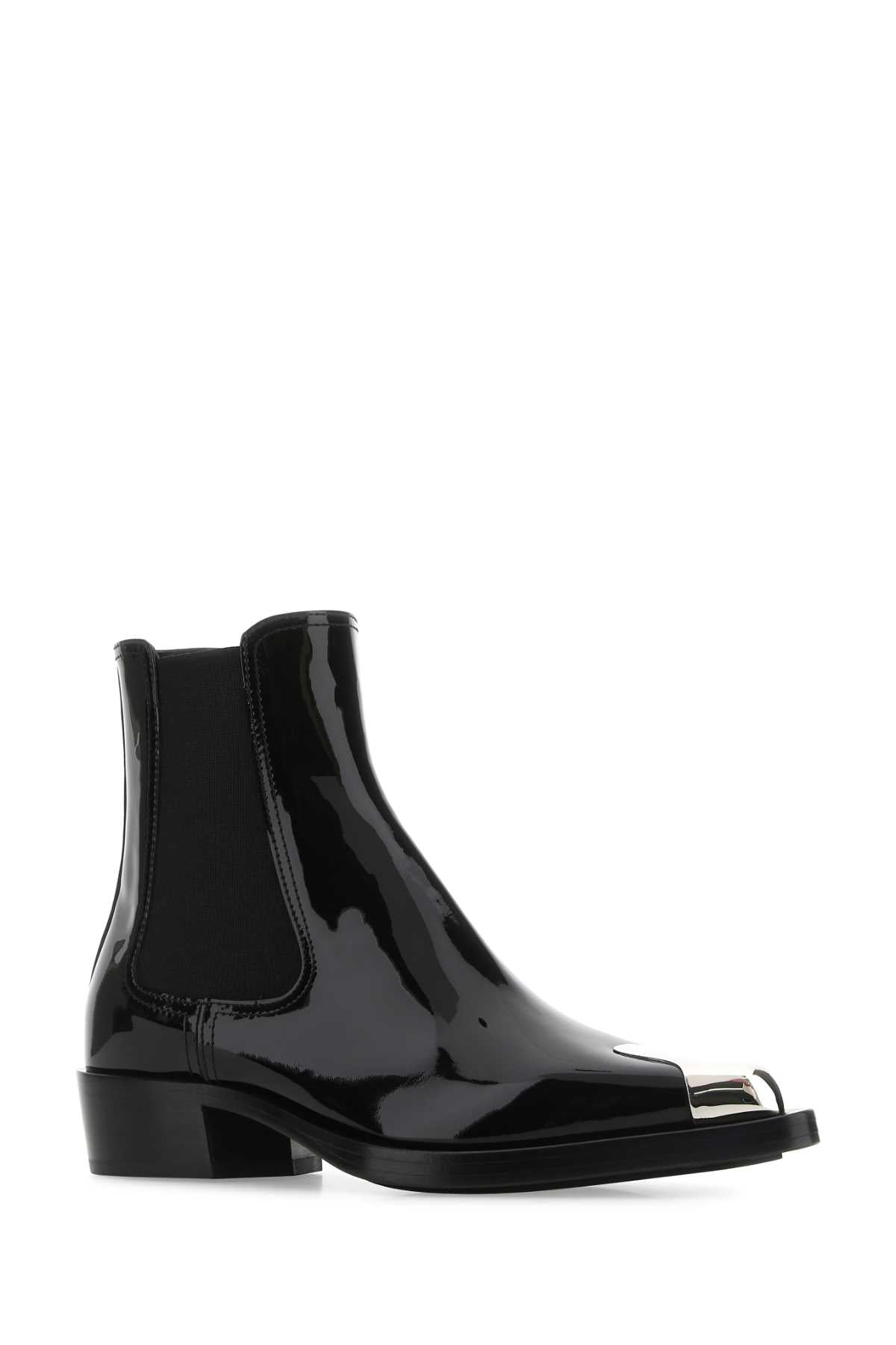 ALEXANDER MCQUEEN Stylish Leather Ankle Boots for Women