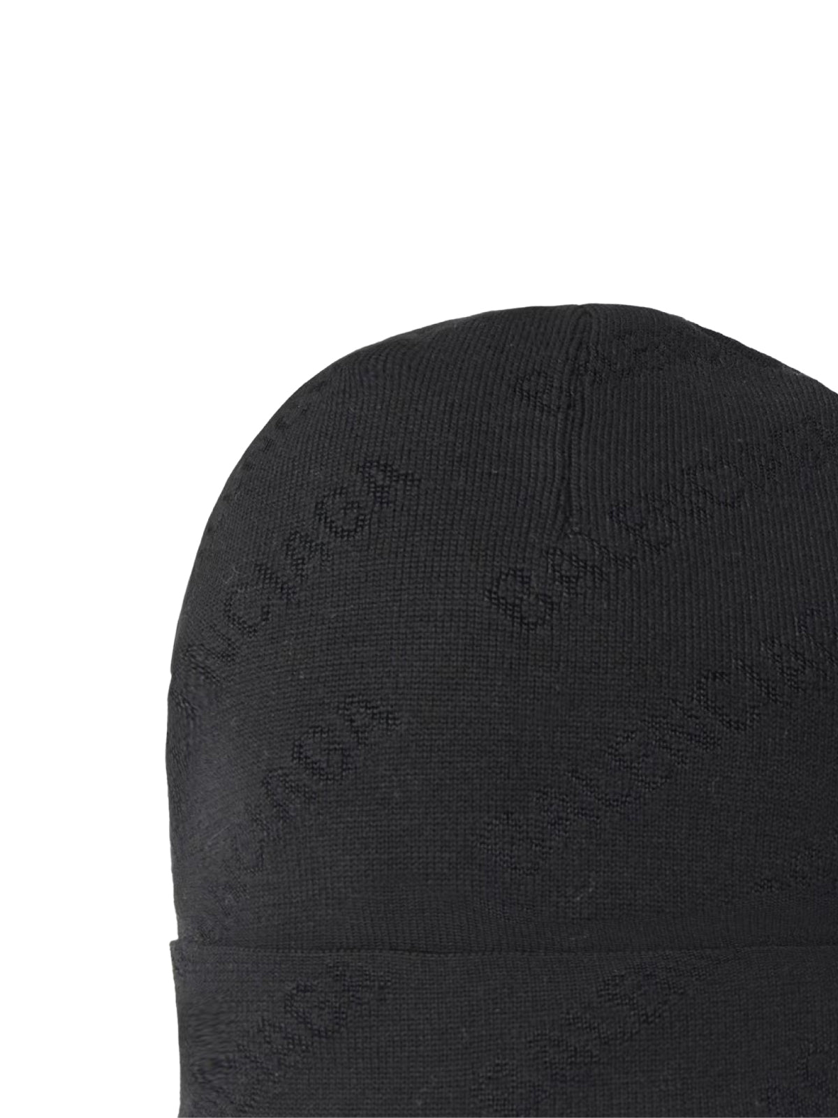 BALENCIAGA Allover Logo Beanie for Women