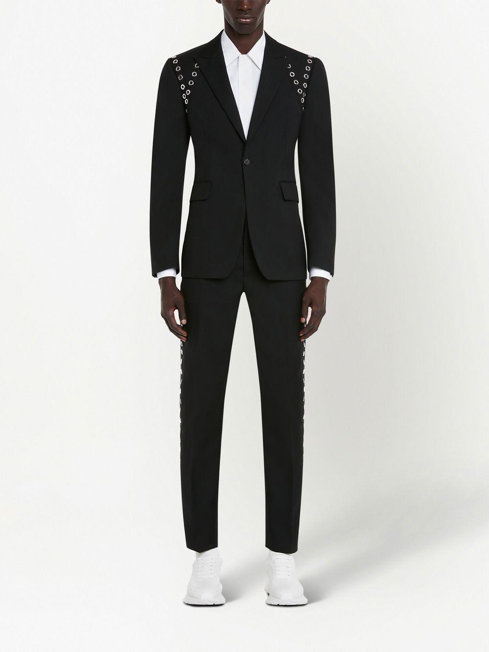 ALEXANDER MCQUEEN Eyelet Cigarette Trousers - Sustainable Fit