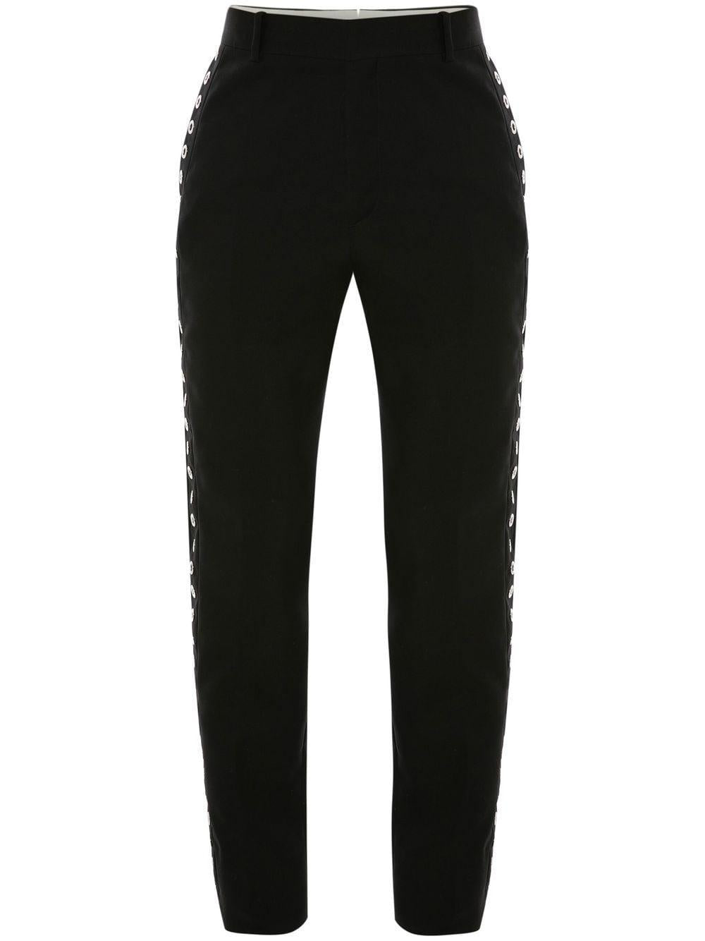 ALEXANDER MCQUEEN Eyelet Cigarette Trousers - Sustainable Fit