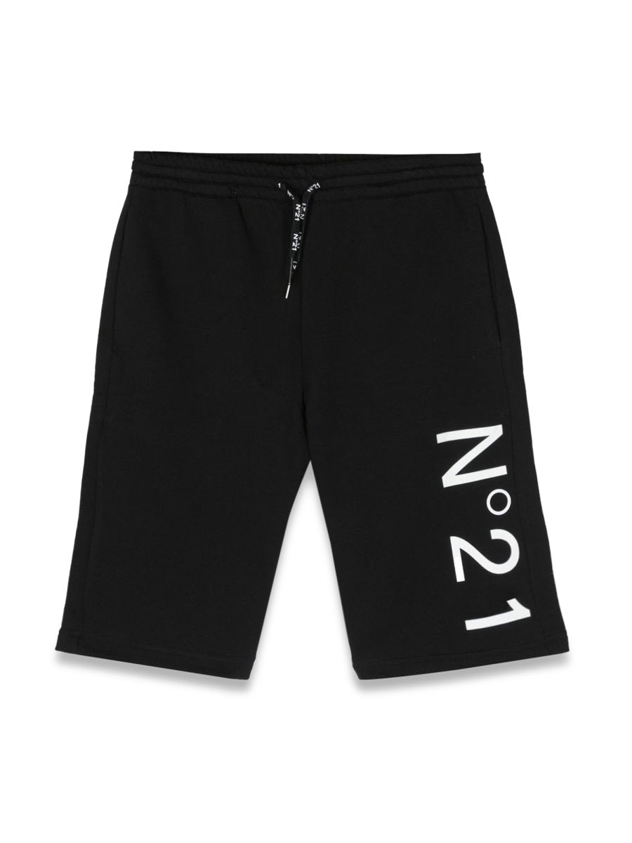 N°21 Boys' Bermuda Logo Shorts