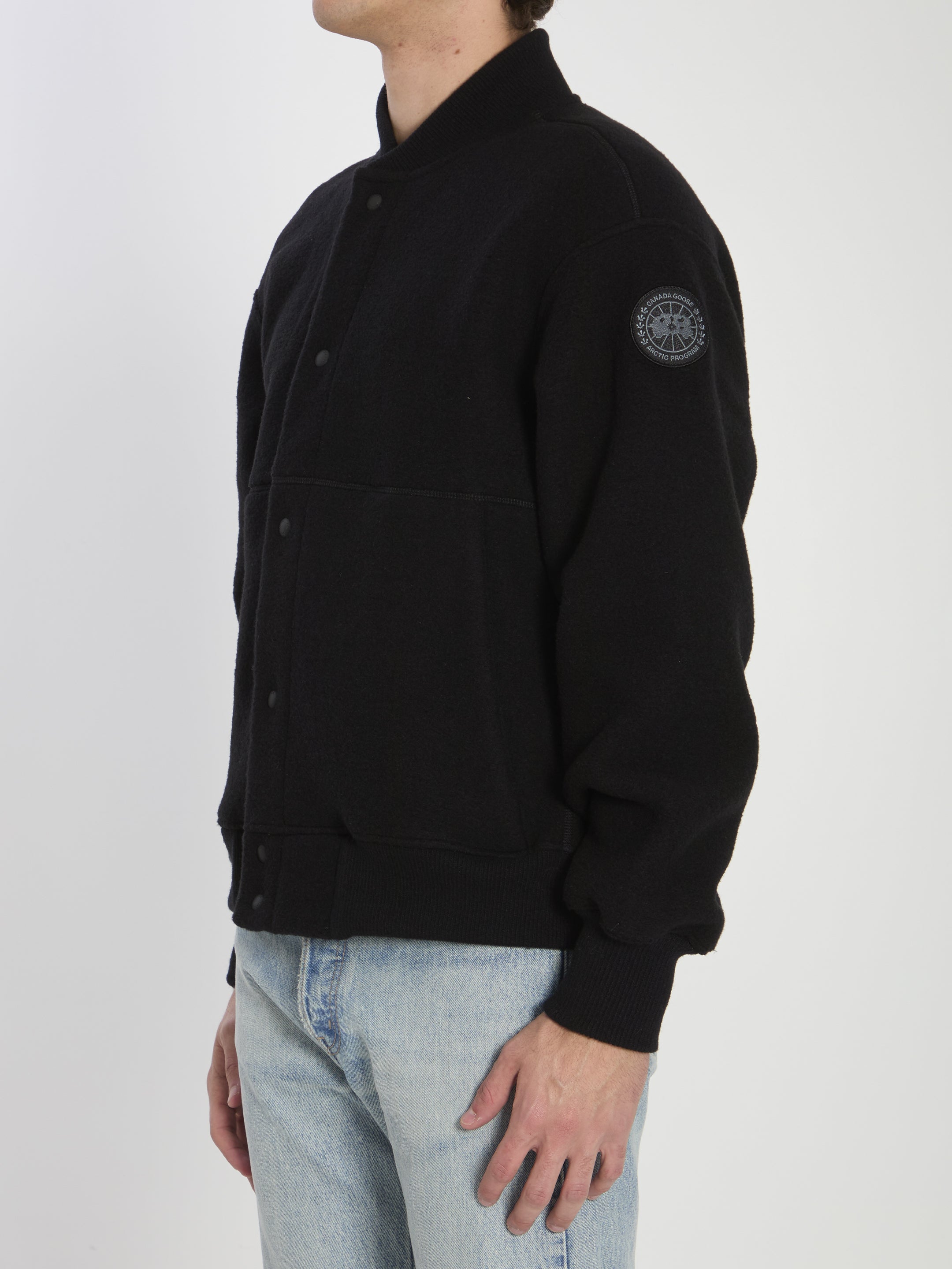 CANADA GOOSE Hudson Fleece Bomber Jacket - Regular Fit