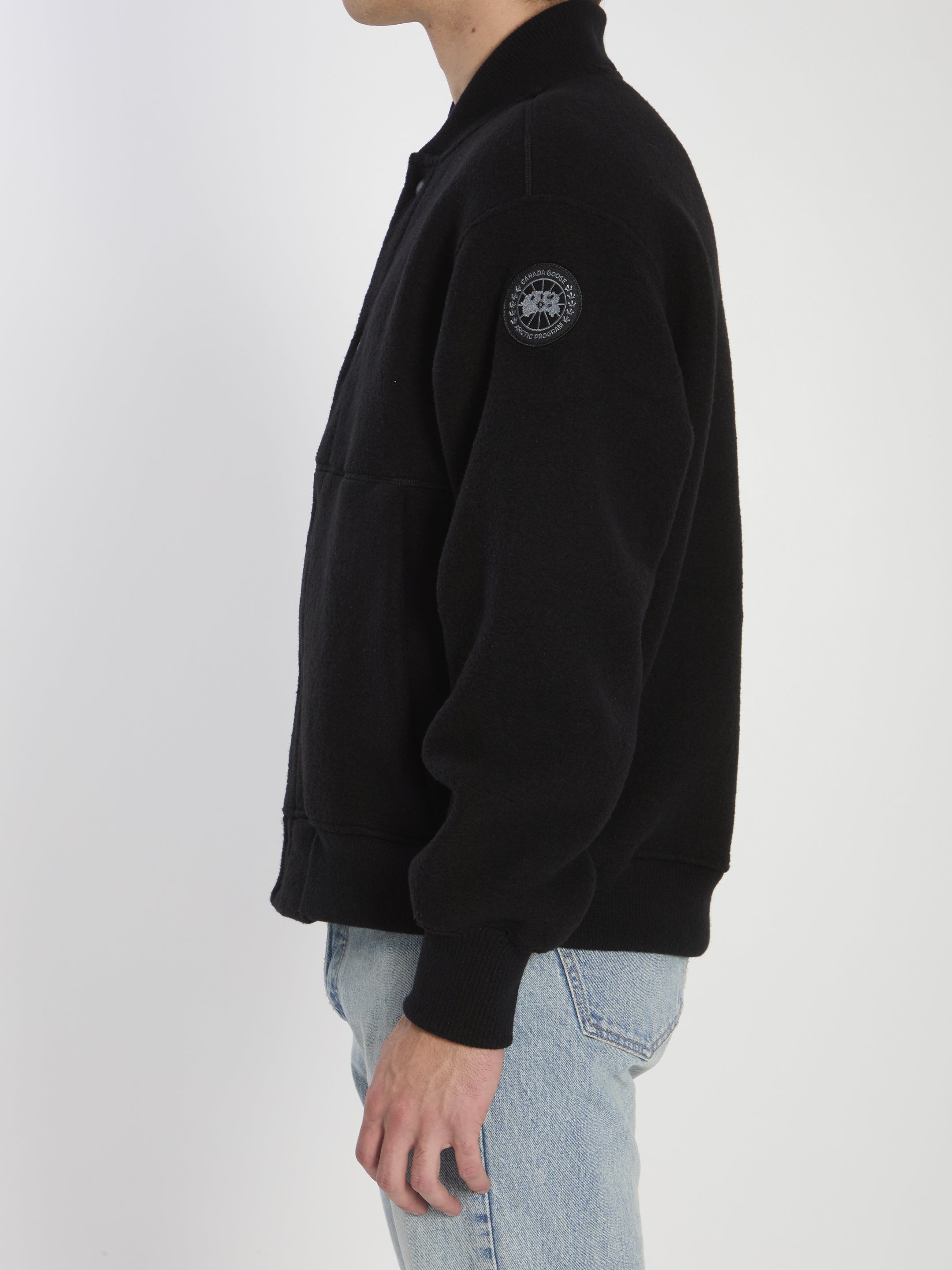 CANADA GOOSE Hudson Fleece Bomber Jacket - Regular Fit