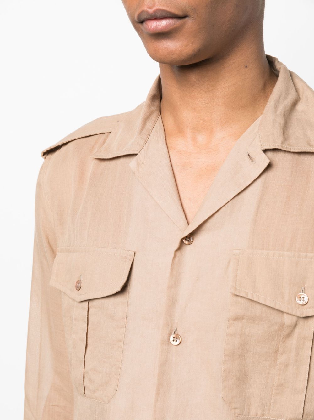 SAINT LAURENT Sail Cotton Shirt