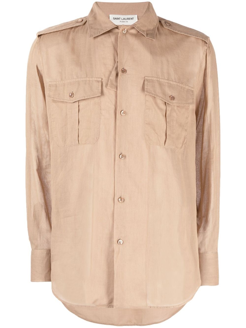 SAINT LAURENT Sail Cotton Shirt