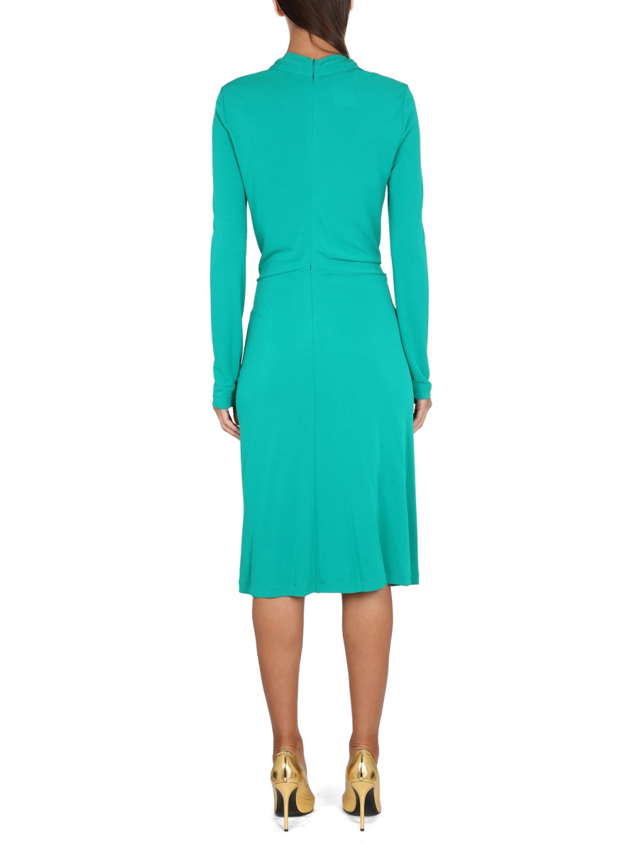 ALBERTA FERRETTI V-Neck Mini Dress for Women