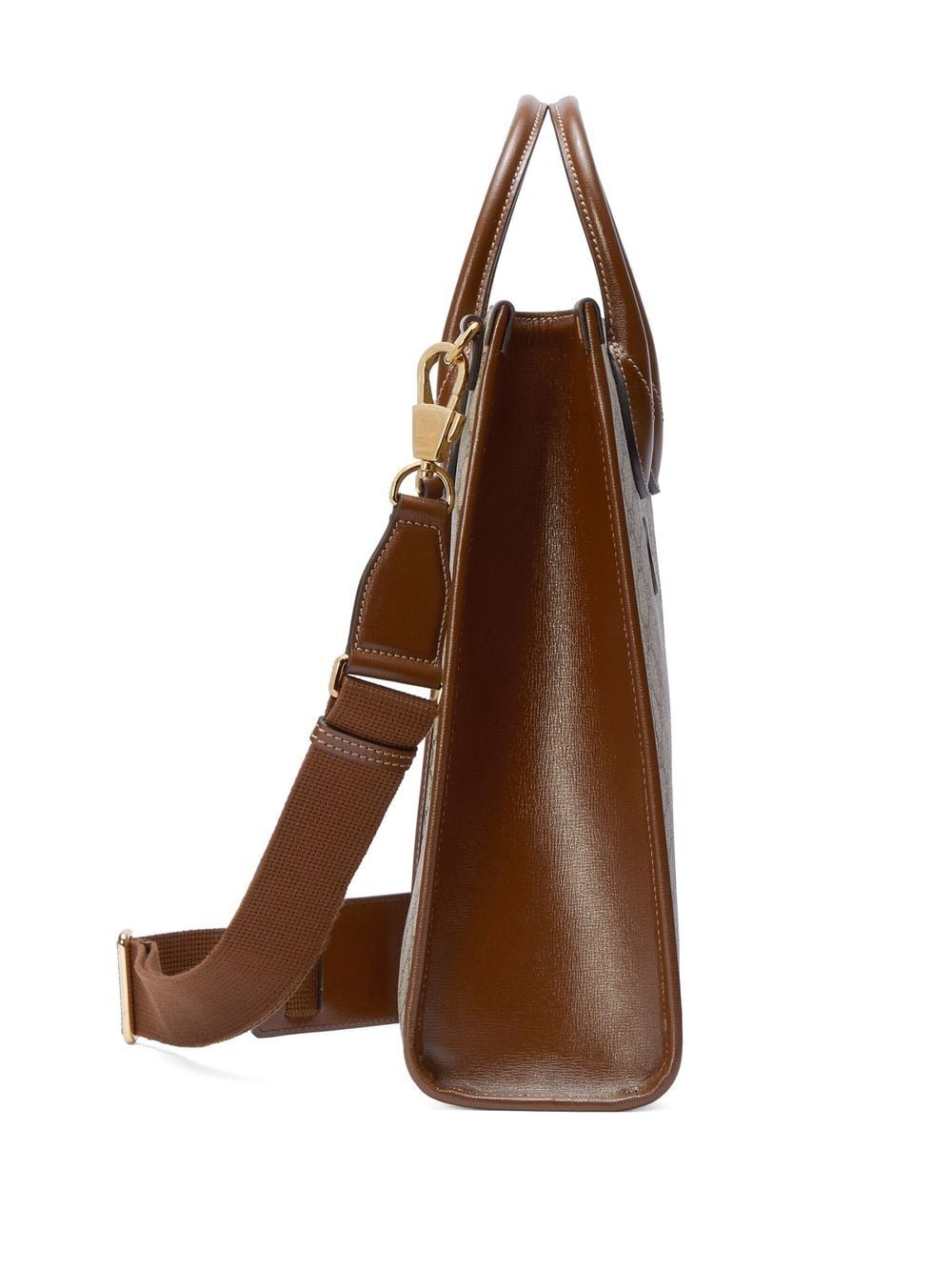 GUCCI GG Supreme Fabric and Leather Mini Handbag