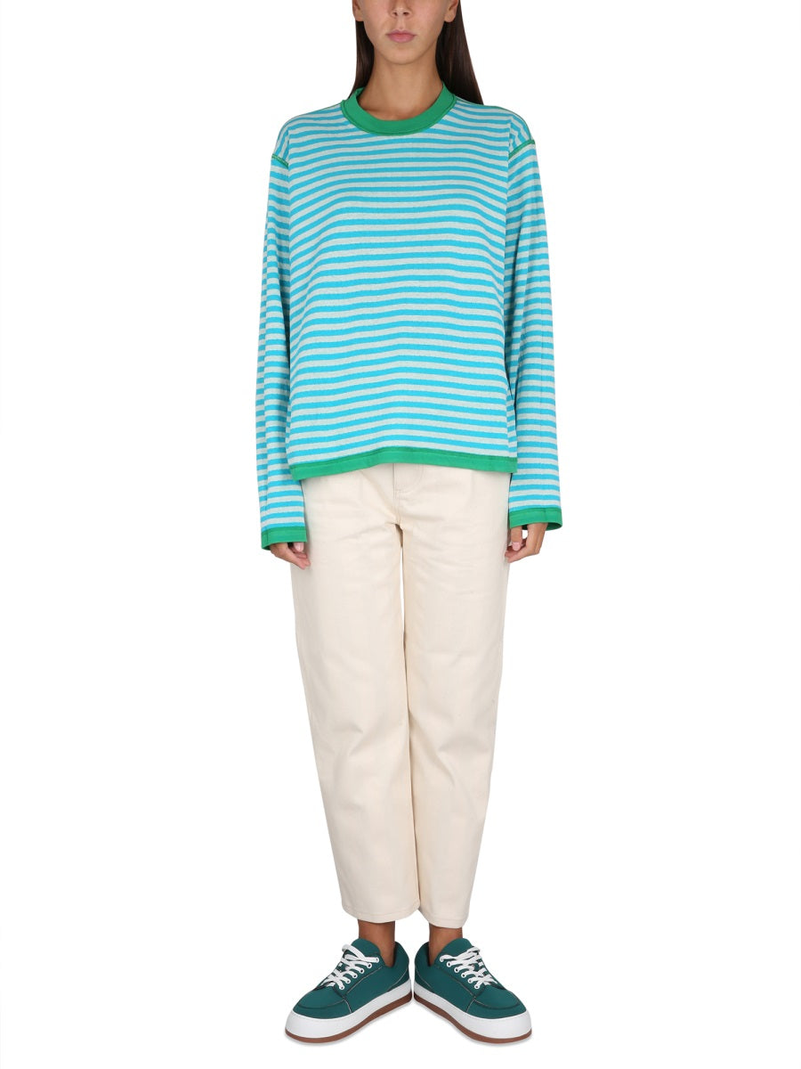 SUNNEI Reversible Crew-Neck Long Sleeve T-Shirt