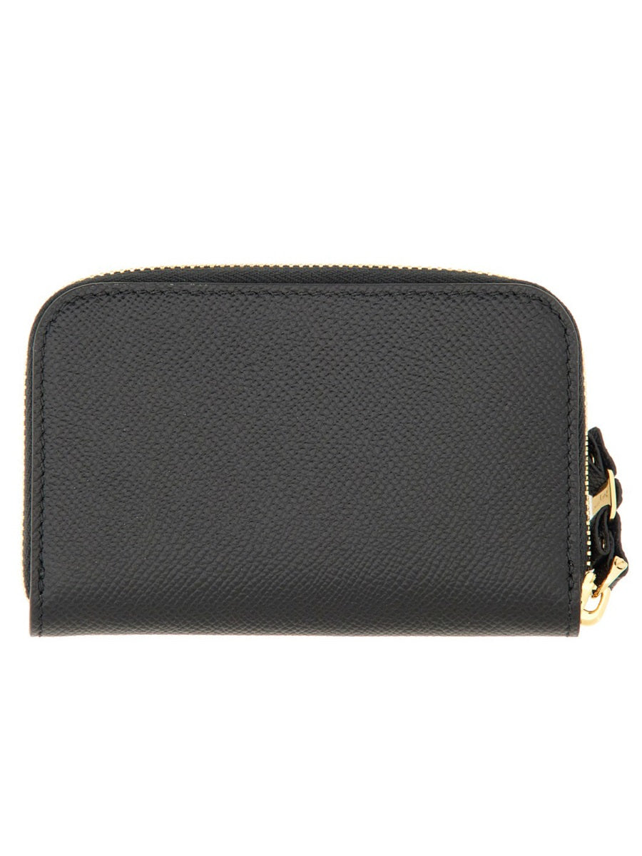Ferragamo Mini Leather Card Holder