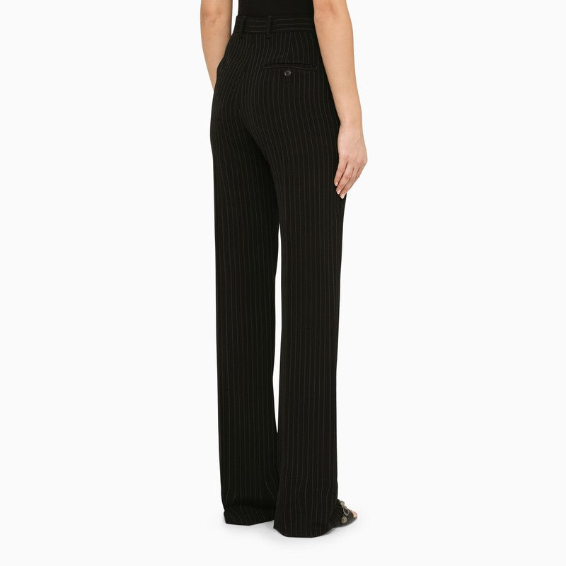BALENCIAGA Embroidered Stretch Wool Pants for Women - SS23 Collection