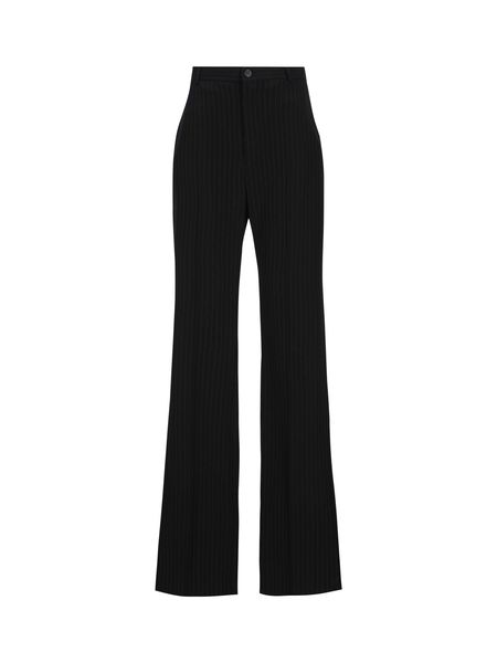 BALENCIAGA Embroidered Stretch Wool Pants for Women - SS23 Collection