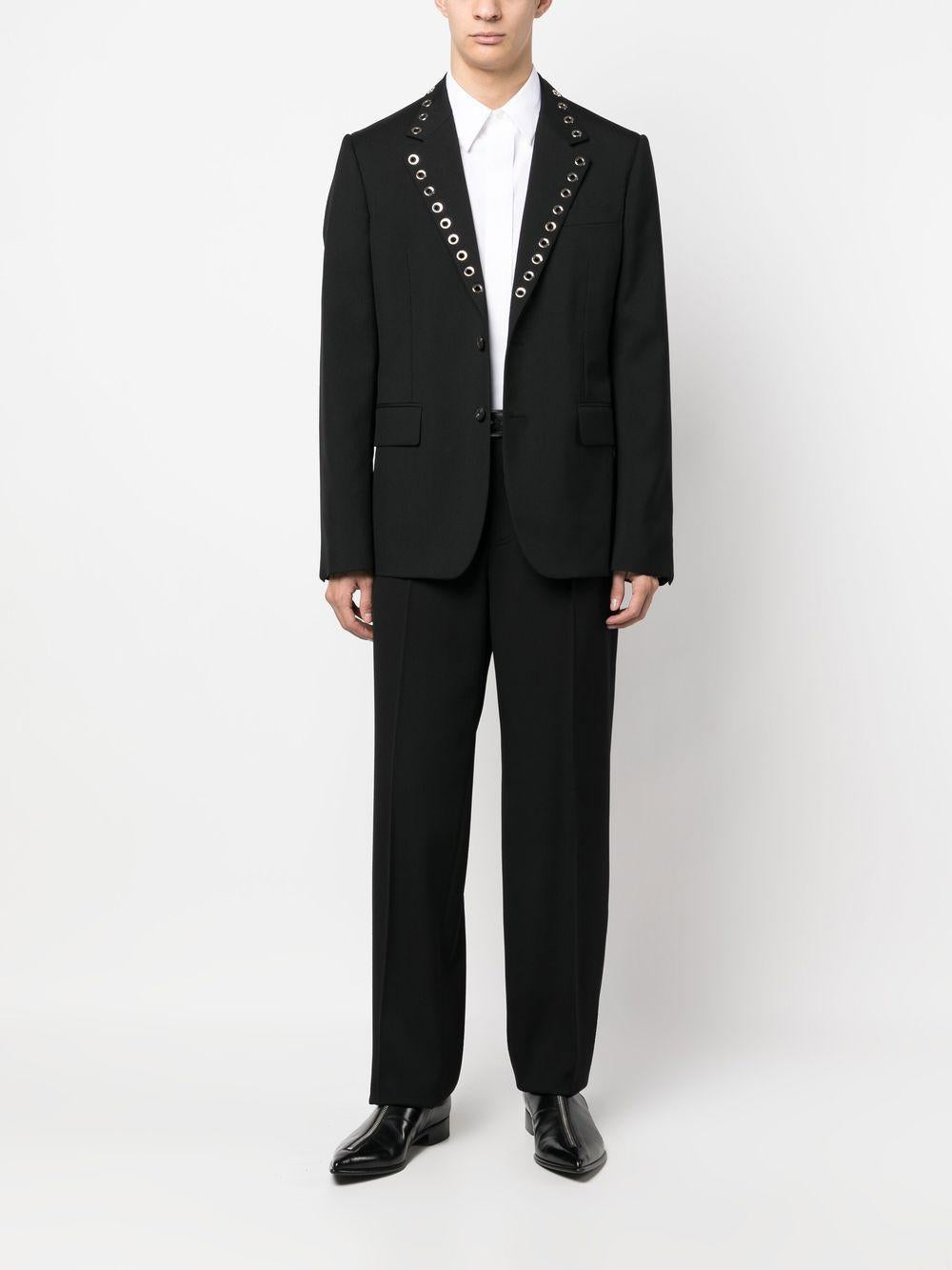 ALEXANDER MCQUEEN Classic Wool Blazer for Men - Spring/Summer 2025