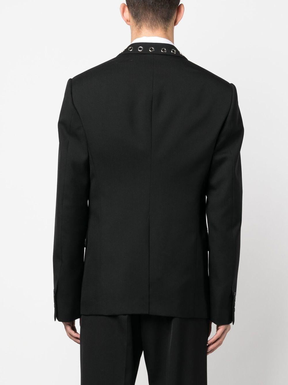 ALEXANDER MCQUEEN Eyelet Rever Jacket for Men - Sustainable Fashion