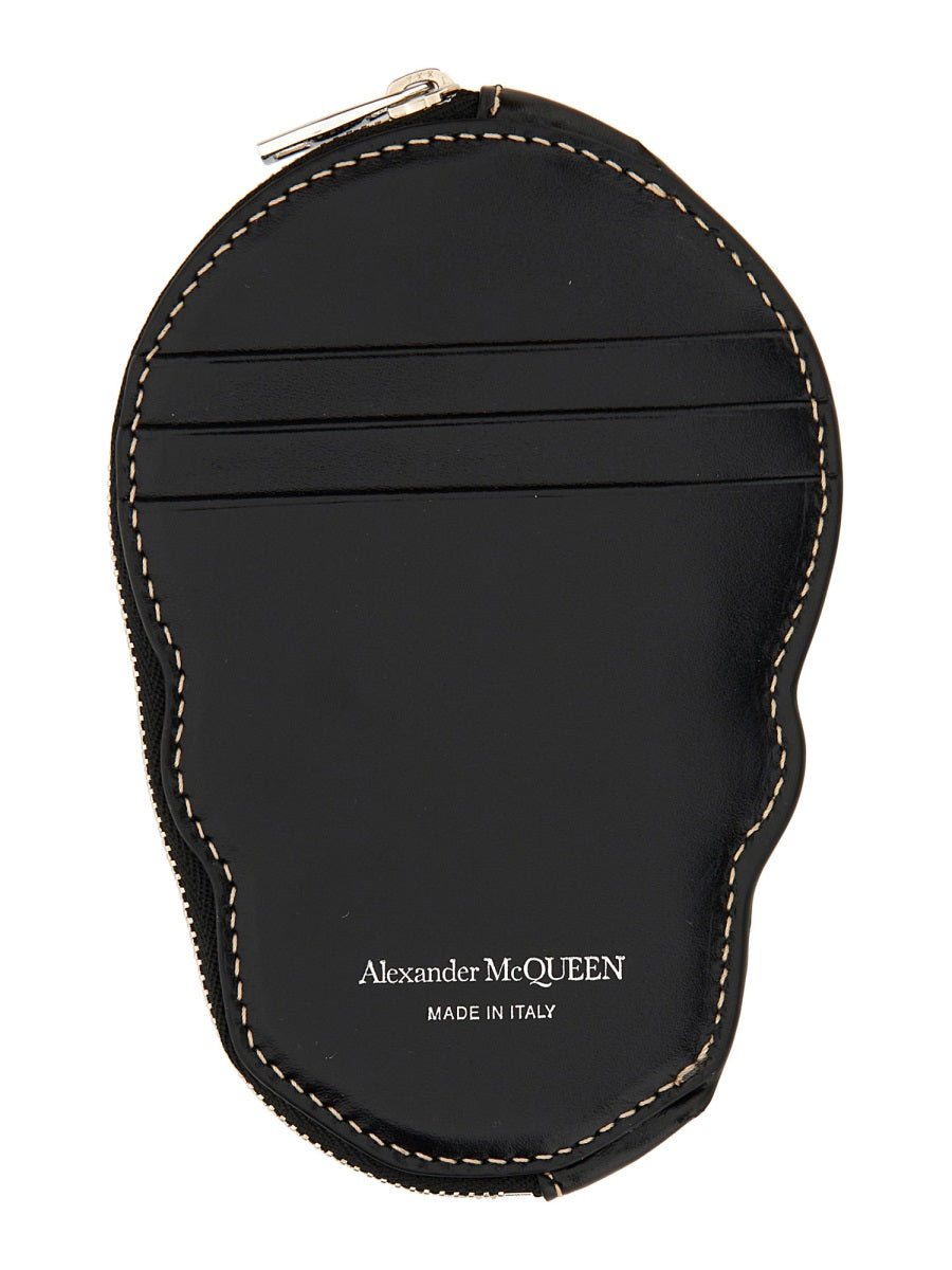 ALEXANDER MCQUEEN Mini Skull Card Holder
