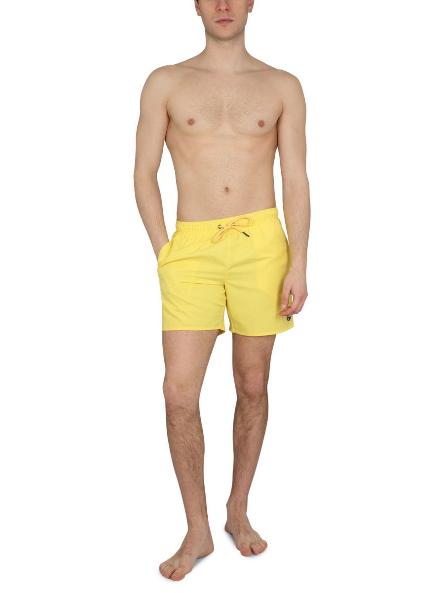 COLMAR Men's Logo Swim Trunks with Elastic Waistband