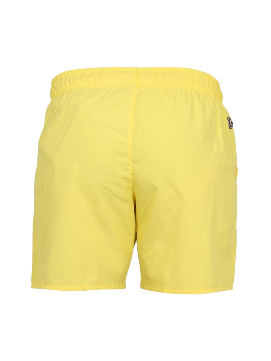 COLMAR Men's Logo Swim Trunks with Elastic Waistband