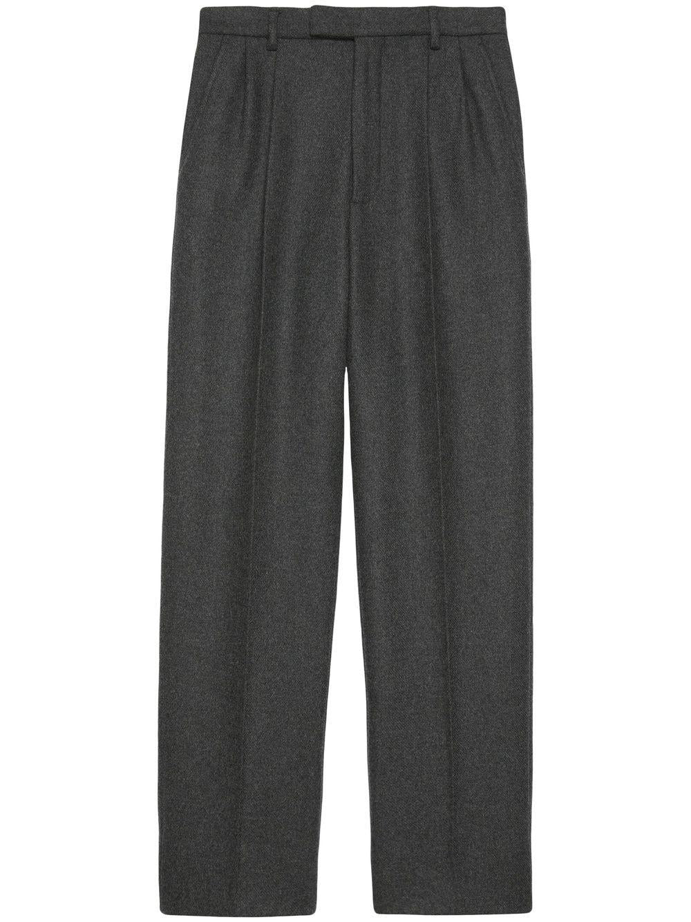 GUCCI Wool Blend Pants for Men - SS23 Collection
