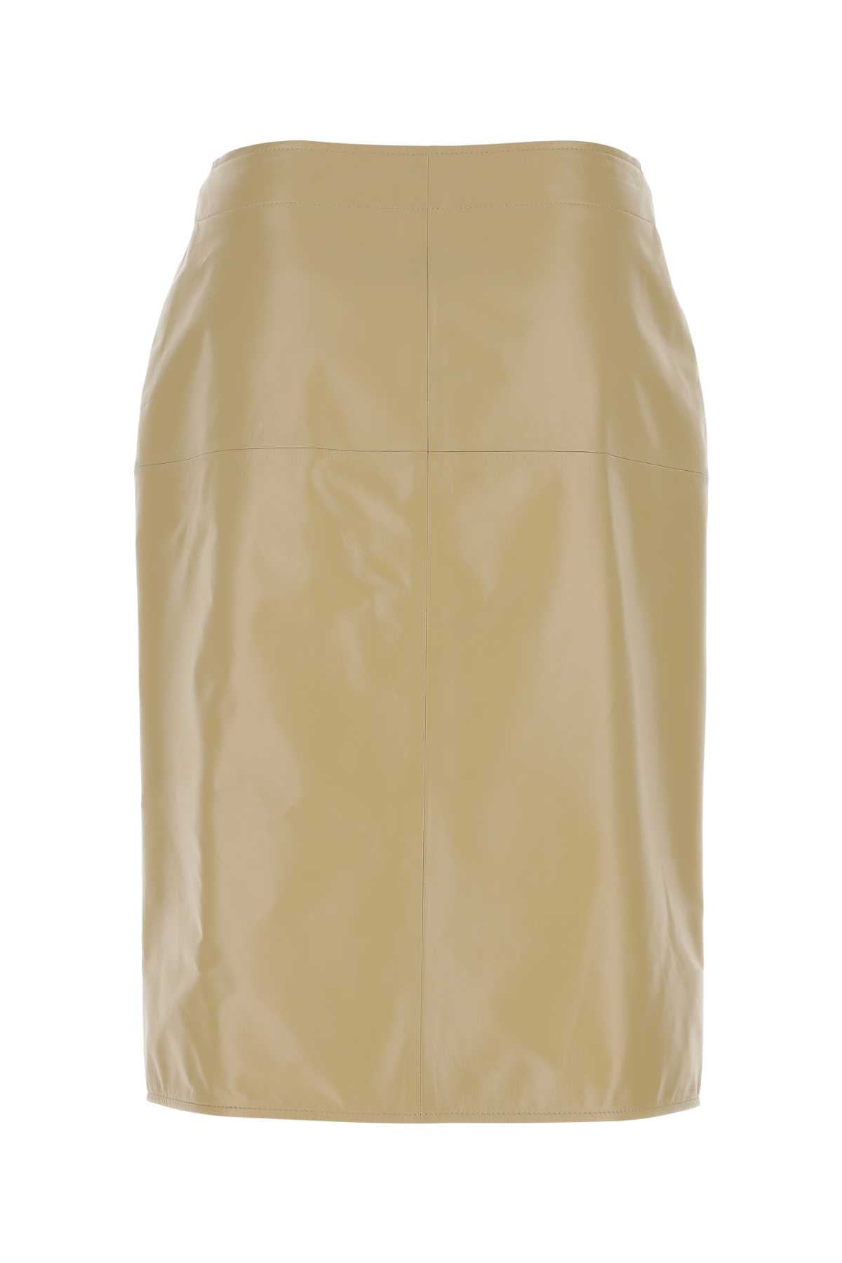 BOTTEGA VENETA Chic Mini Leather Skirt