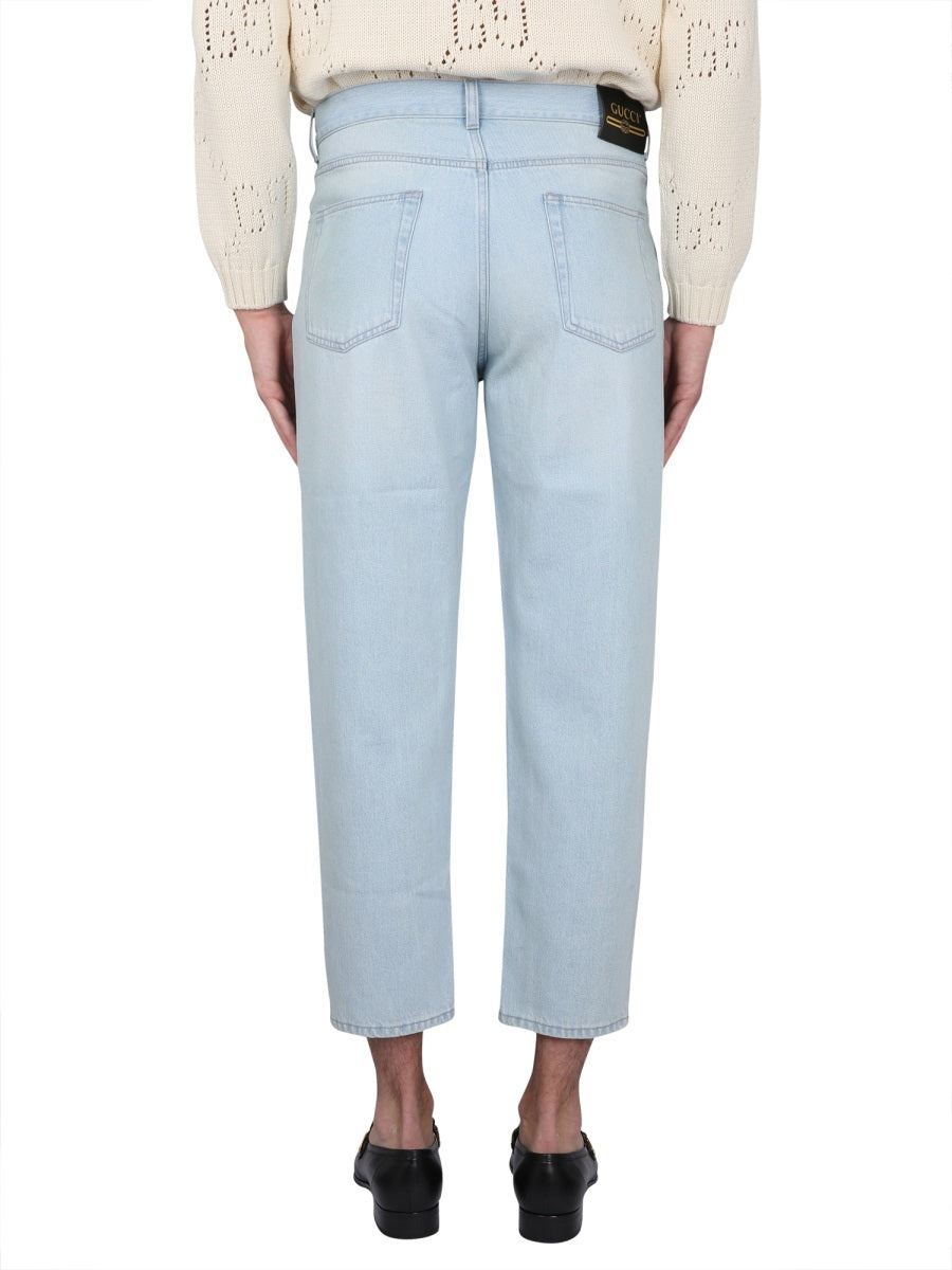 GUCCI Close-Fitting Denim Pants for Men
