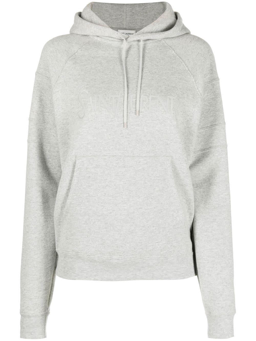 SAINT LAURENT Essential Cotton Hoodie for Women