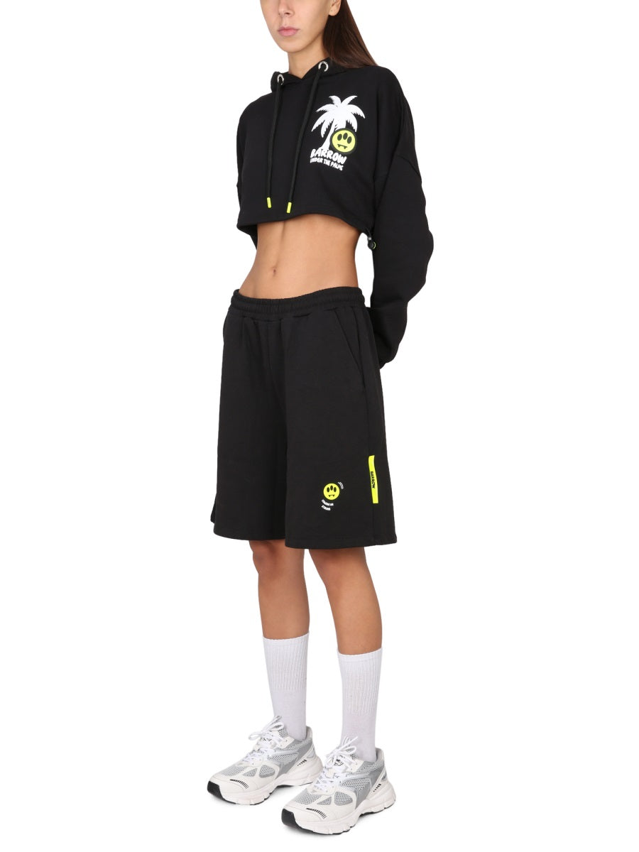 BARROW Unisex Mini Sweatshirt Bermuda Shorts
