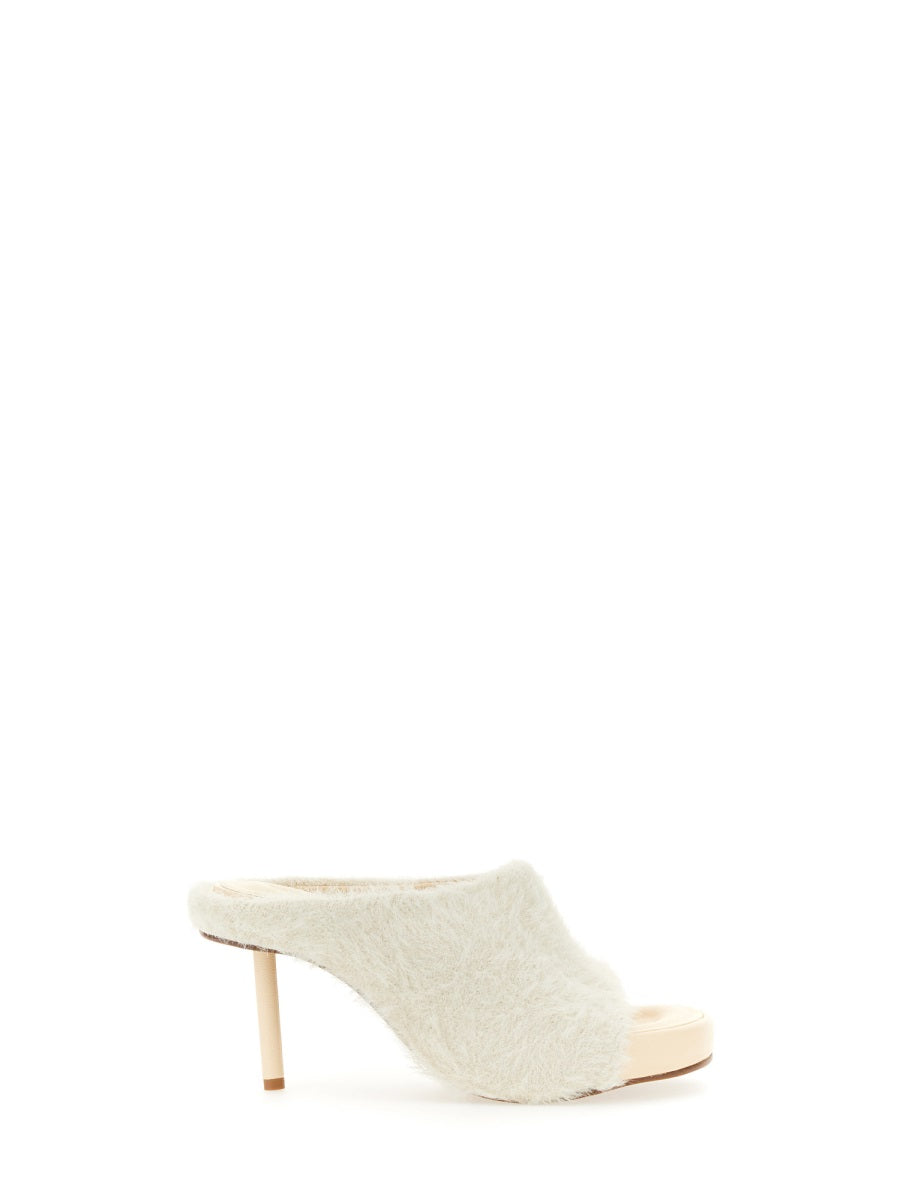 JACQUEMUS CLOUD Flat Sandals with 8 cm Heel