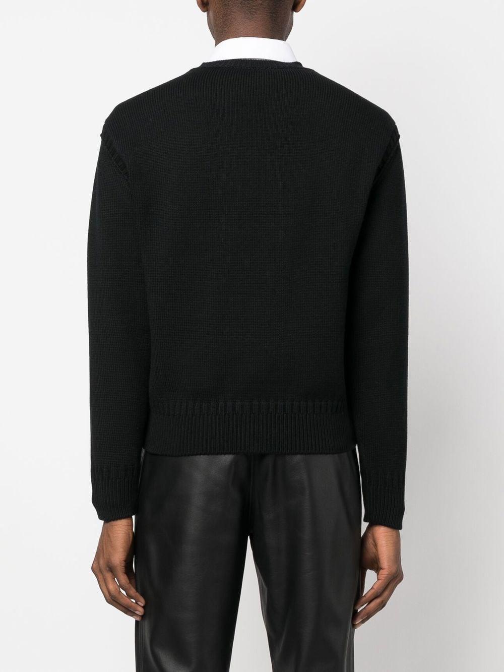 ALEXANDER MCQUEEN Long Sleeve Knit Top