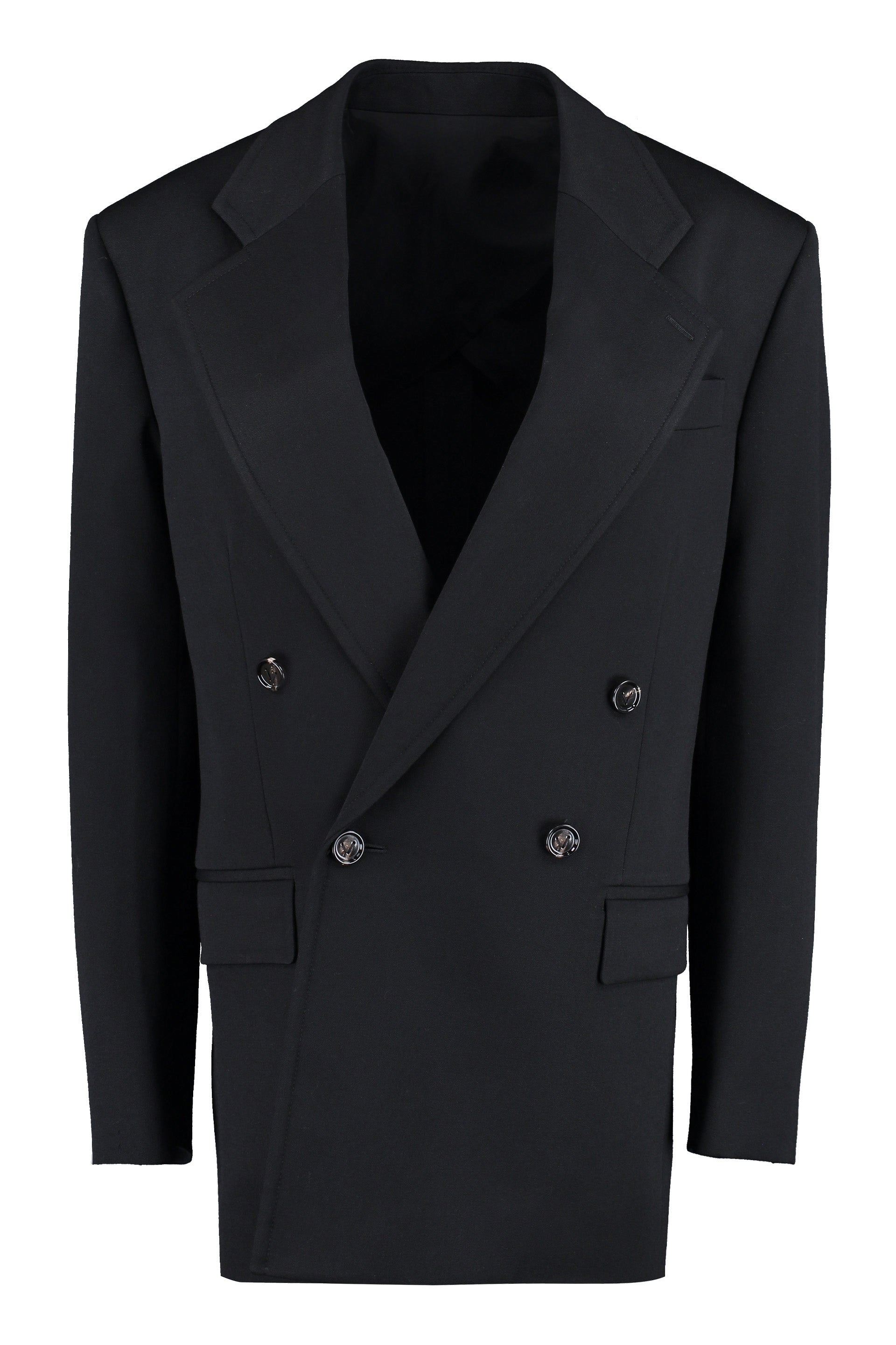 BOTTEGA VENETA Oversized Double-Breasted Wool Blazer