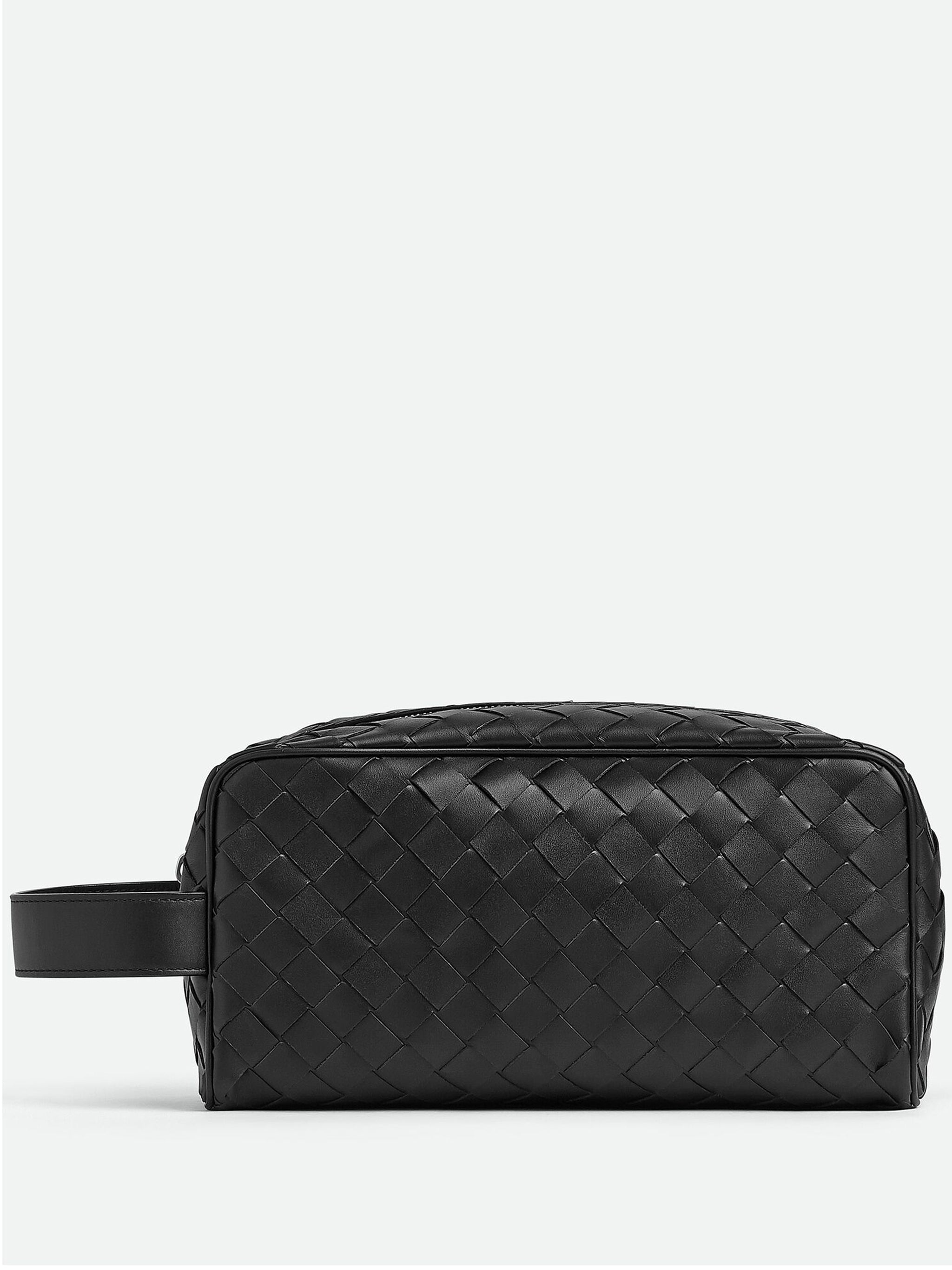 BOTTEGA VENETA Intrecciato Travel Pouch Handbag - 13x26x10 cm