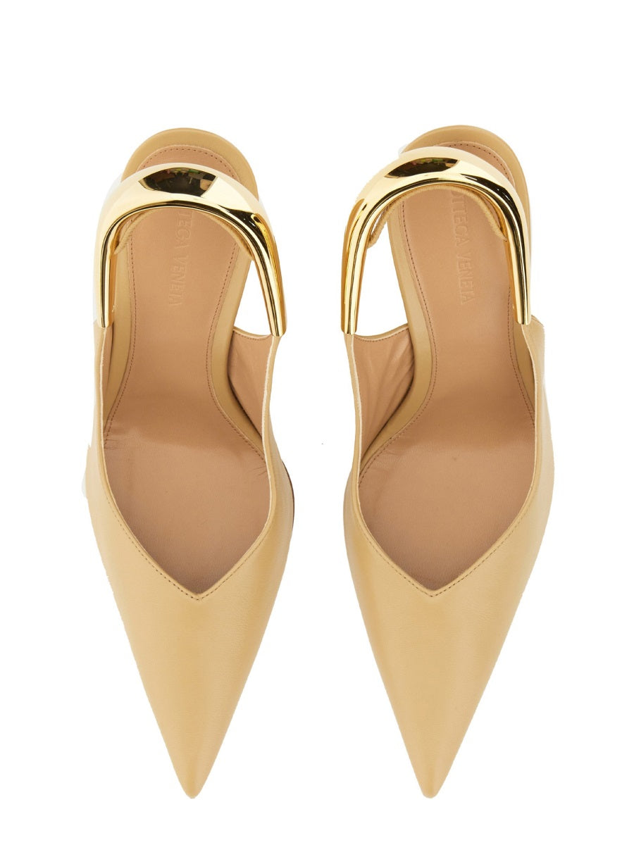 BOTTEGA VENETA Pointed Slingback Pumps with 10 cm Heel