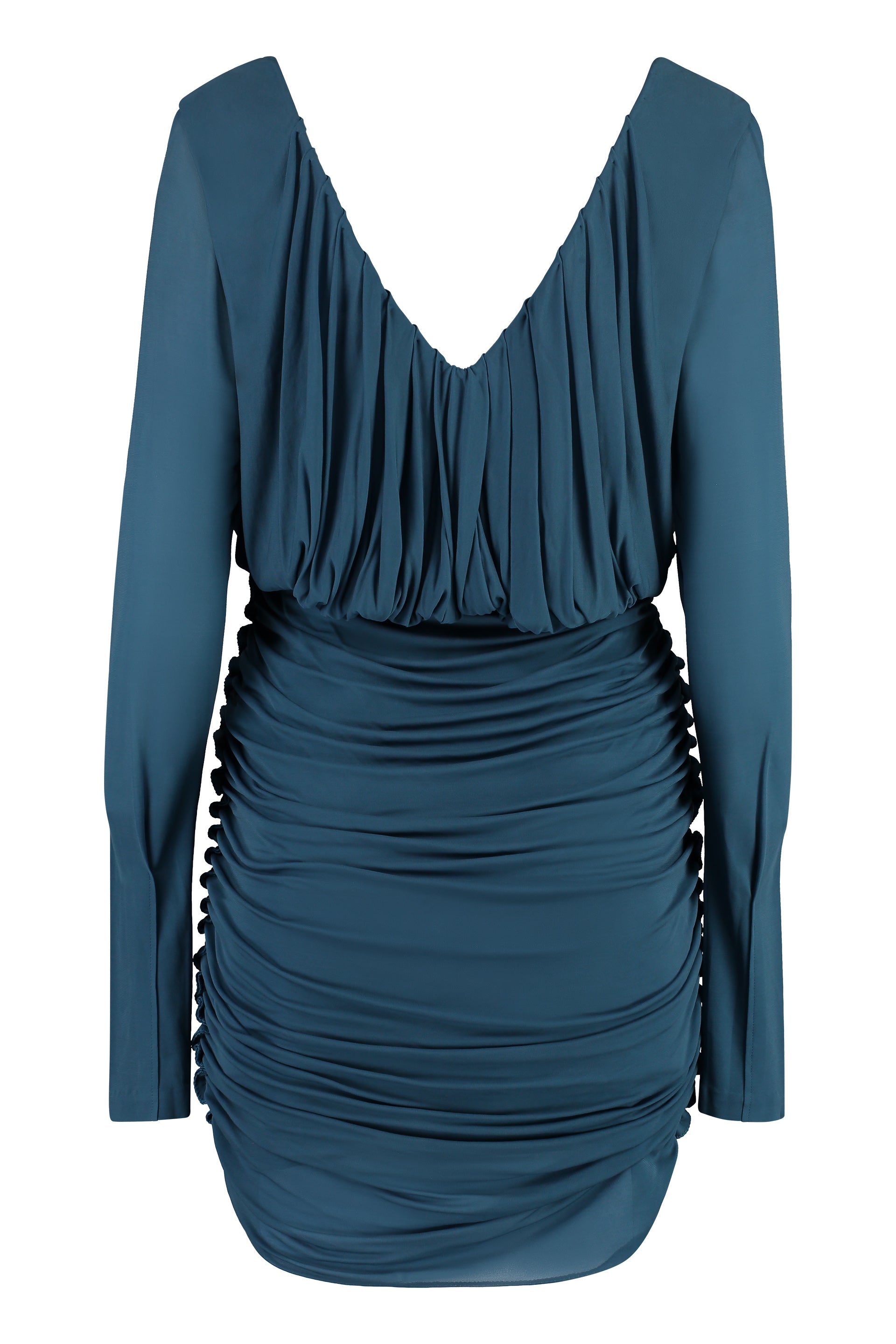 SAINT LAURENT Draped Mini Dress