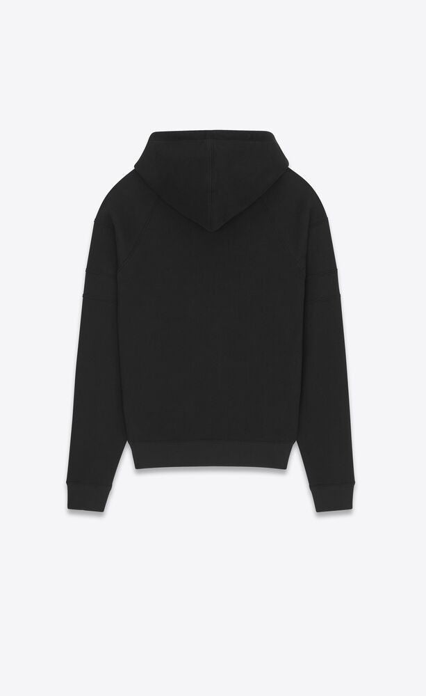 SAINT LAURENT Raglan Laced Hoodie for Men