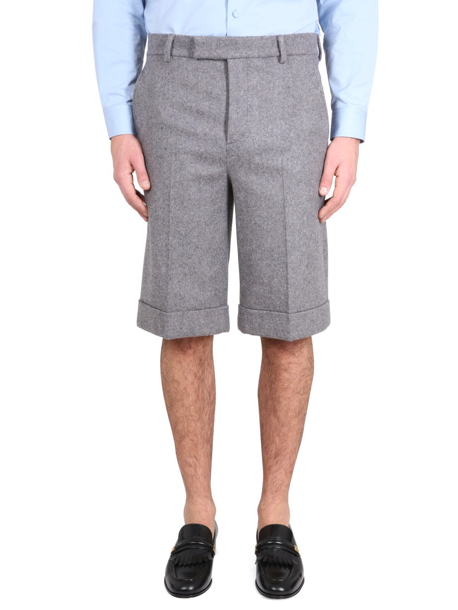 GUCCI Melange Cloth Shorts for Men